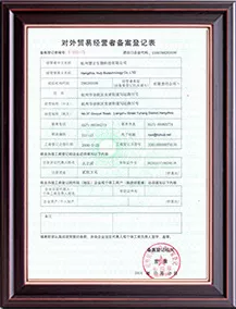对外贸易备案